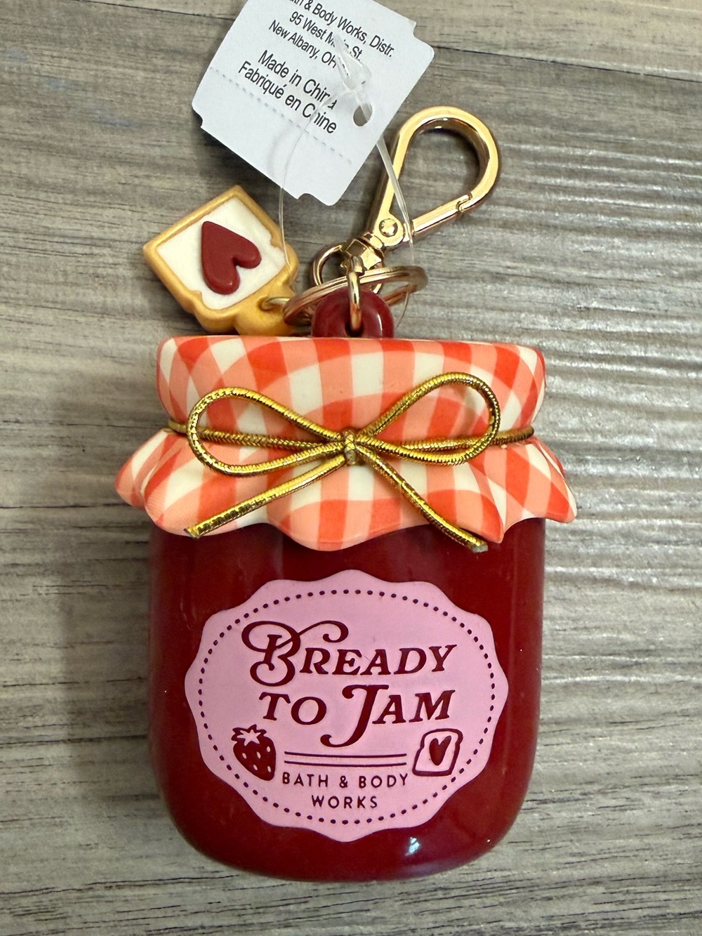 Bath and Body Works Jam Jar Hand Sanitizer Holder